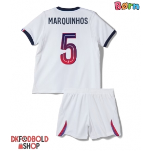 Paris Saint-Germain Marquinhos #5 Udebanesæt Børn 2026-27 Kort ærmer (+ korte bukser)